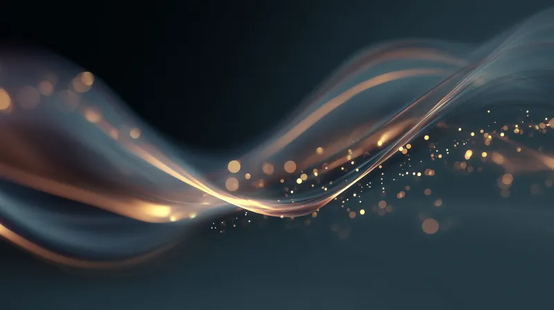 Golden Wave Flow wallpaper