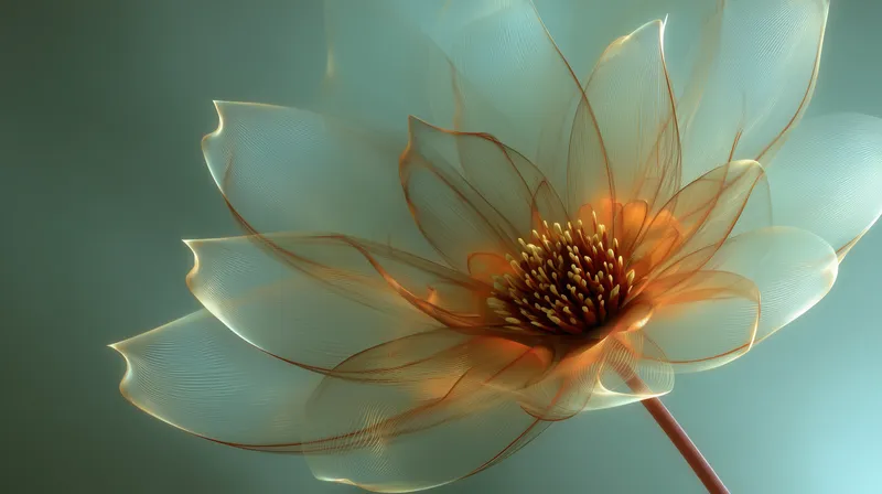 Translucent Bloom wallpaper