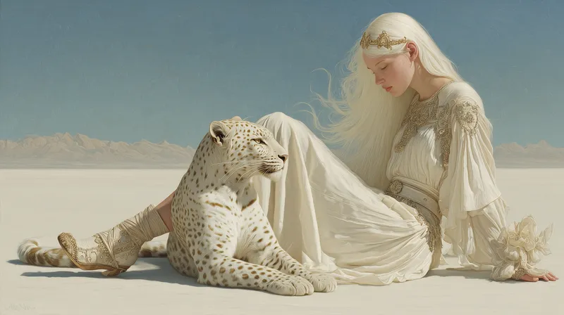 White Desert Reverie wallpaper