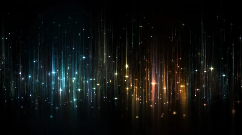 Cosmic Rain of Light wallpaper