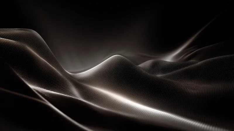 Luminous Dark Waves wallpaper