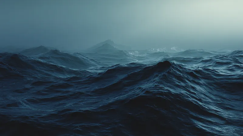 Dark Ocean Tempest wallpaper