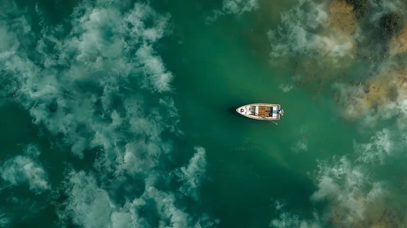 Solitude on Teal Waters wallpaper