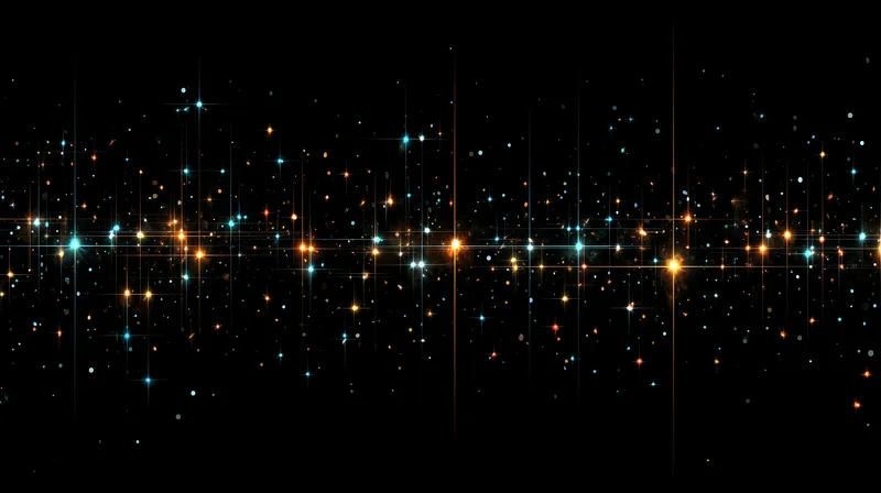 Stellar Grid Luminescence wallpaper