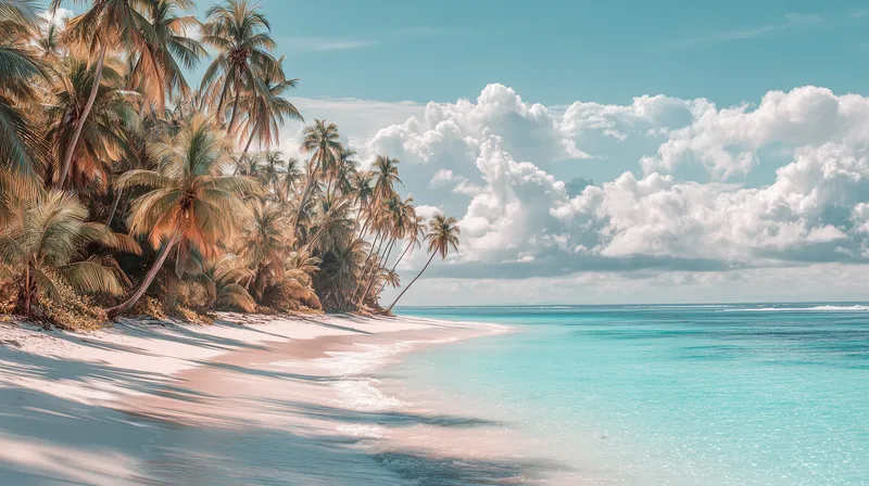 Tropical Paradise Beach wallpaper