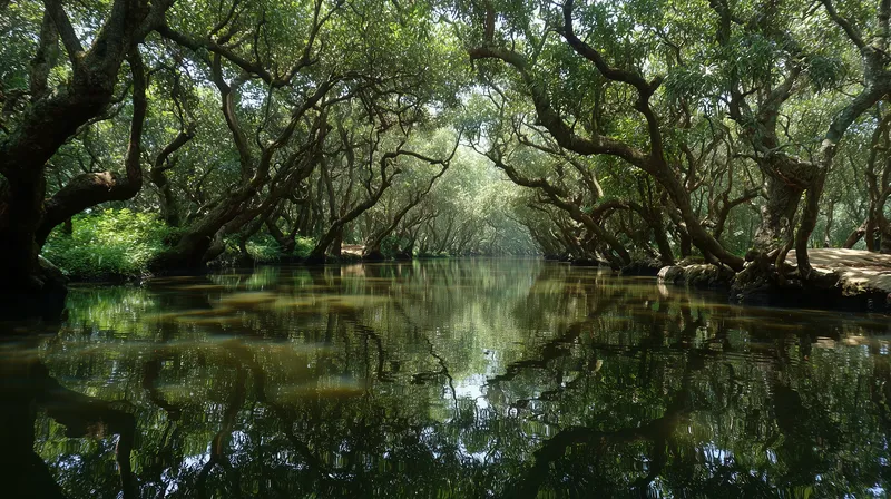 Enchanted Mangrove Waterway wallpaper